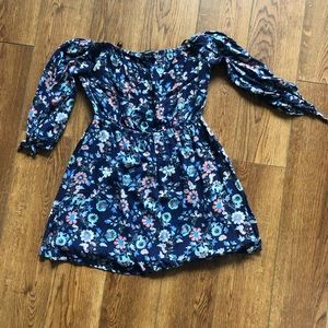 Floral Off the Shoulder Dress